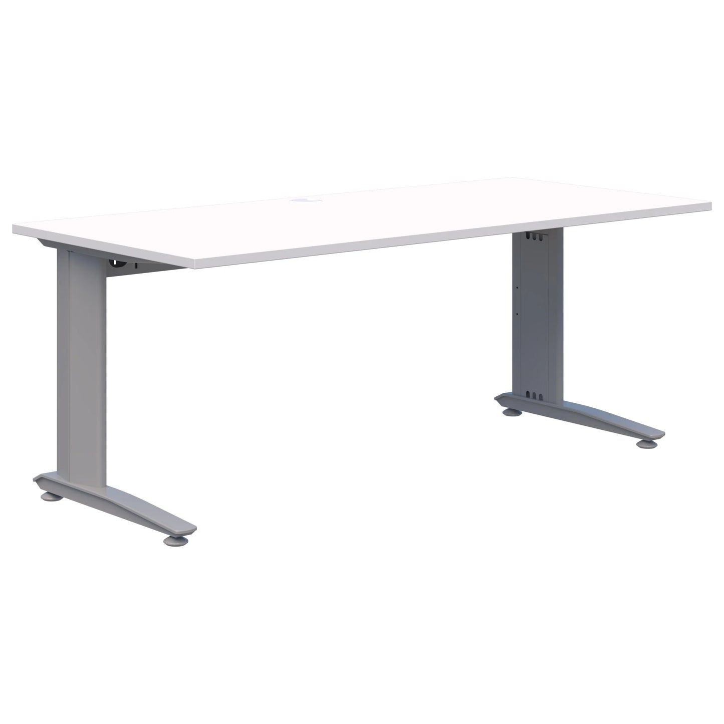 Energy Single Silver Desk 1400x700
