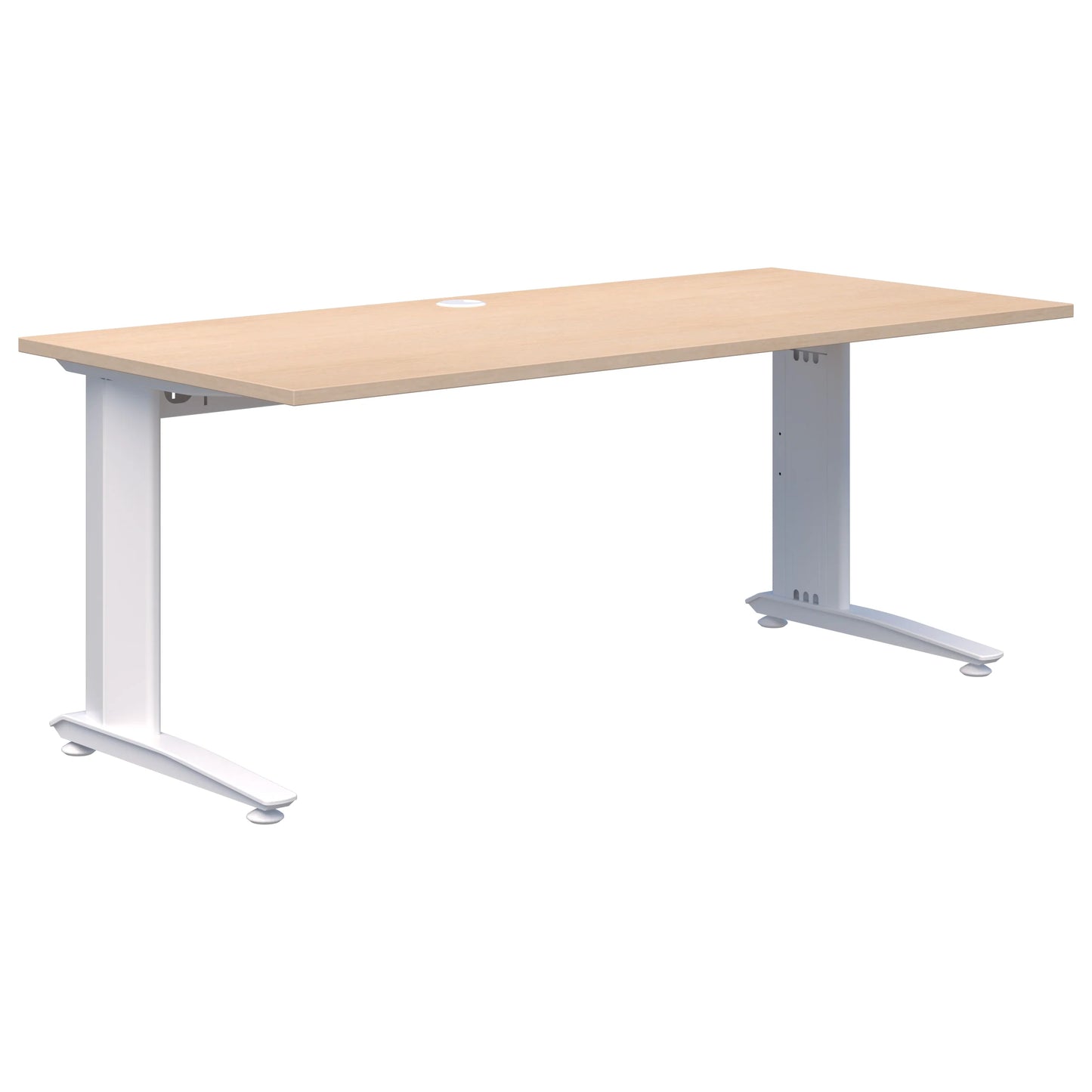 Energy Single White Desk 1600x800