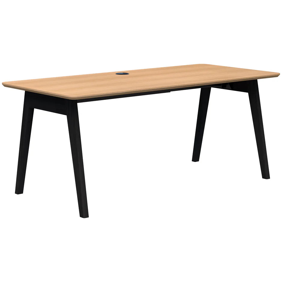 Oslo Black Stained Tasmanian Ash Desk 2000x800