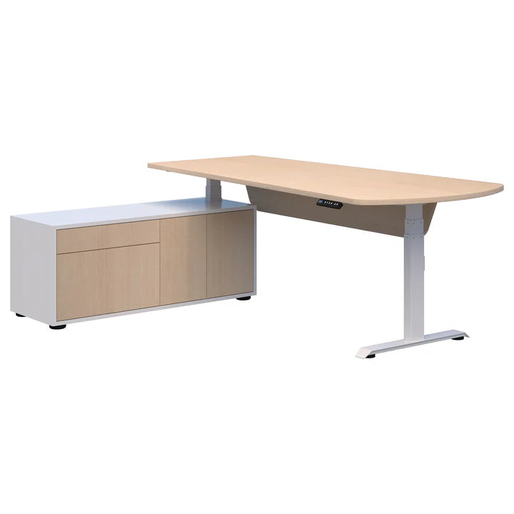 Summit II Left Hand Return Executive White Desk
