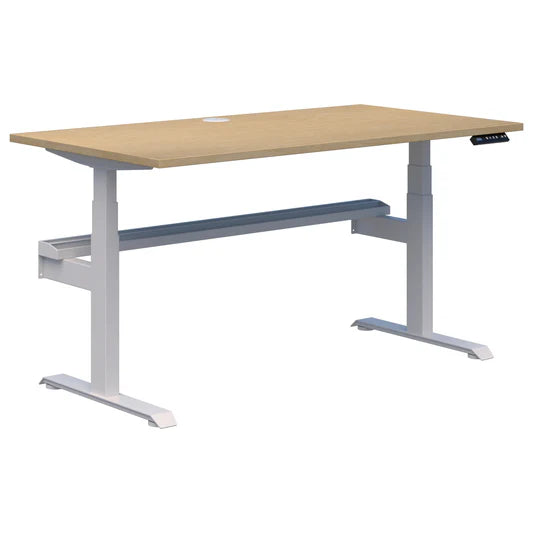 Summit II Plus Single Electric White Desk 1200x800