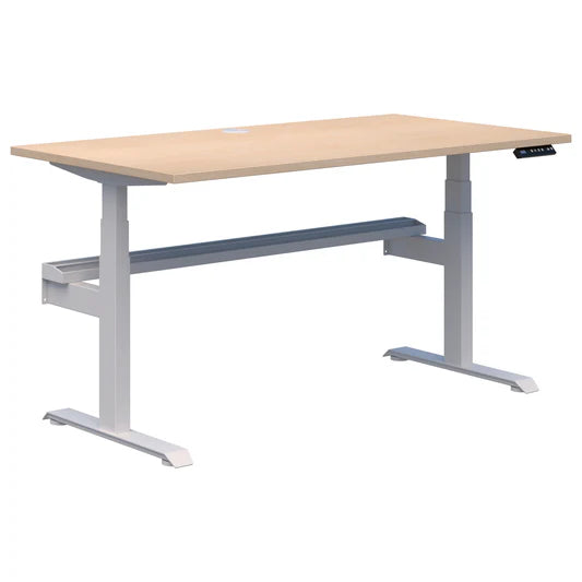 Summit II Plus Single Electric White Desk 1200x800