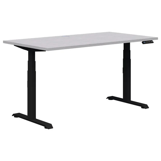 Summit II Single Electric Black Desk 1200x700