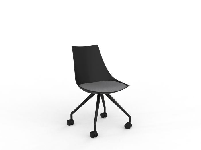 Luna Castor Legs Visitor Chair