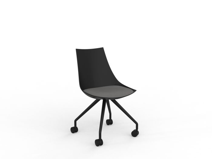 Luna Castor Legs Visitor Chair