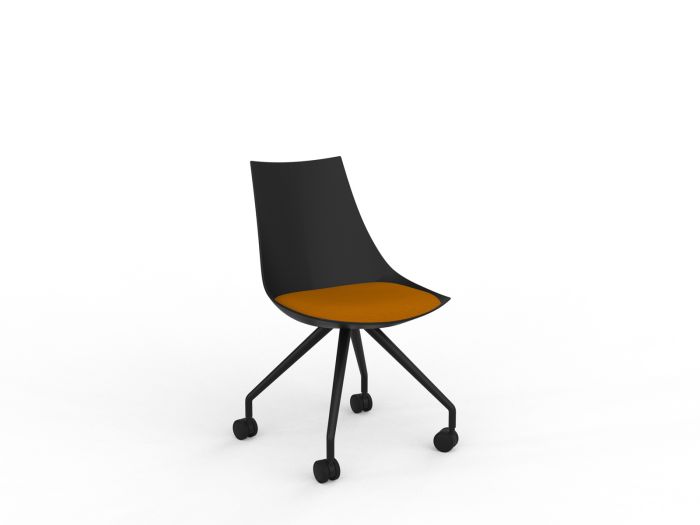 Luna Castor Legs Visitor Chair