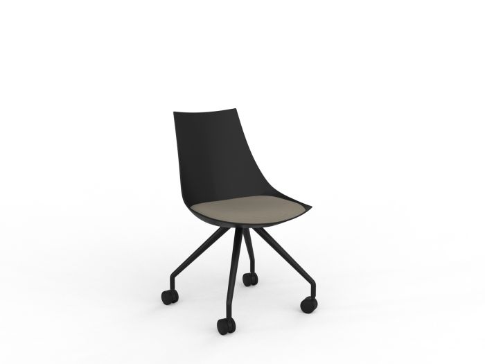 Luna Castor Legs Visitor Chair