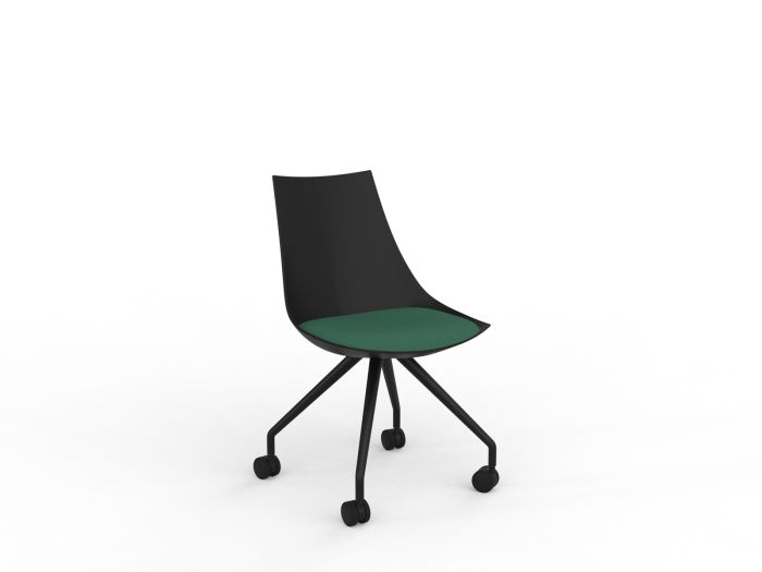 Luna Castor Legs Visitor Chair