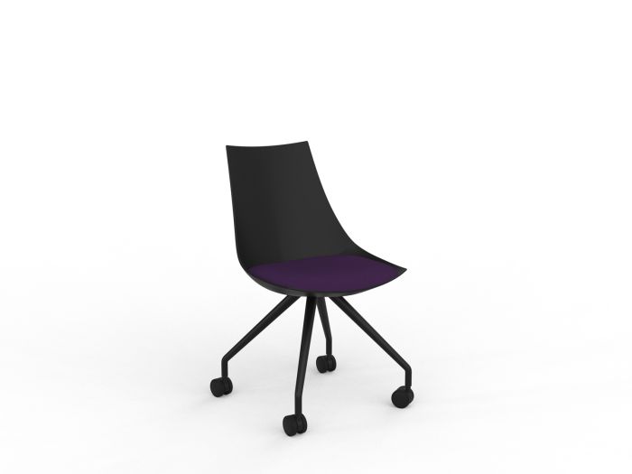 Luna Castor Legs Visitor Chair