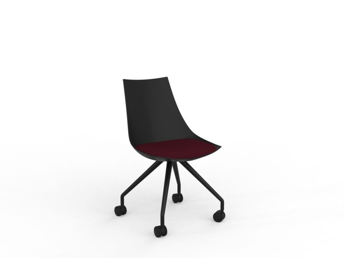 Luna Castor Legs Visitor Chair