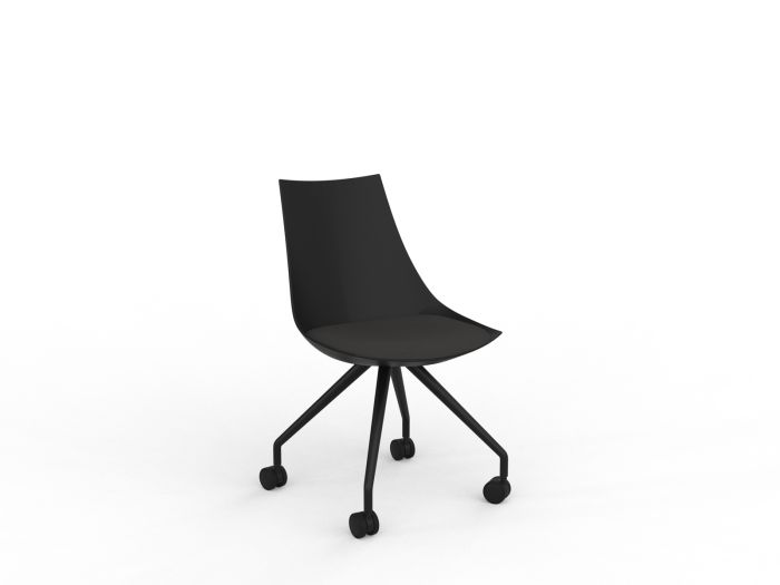 Luna Castor Legs Visitor Chair
