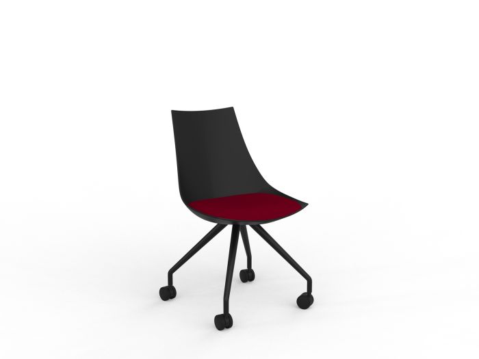 Luna Castor Legs Visitor Chair