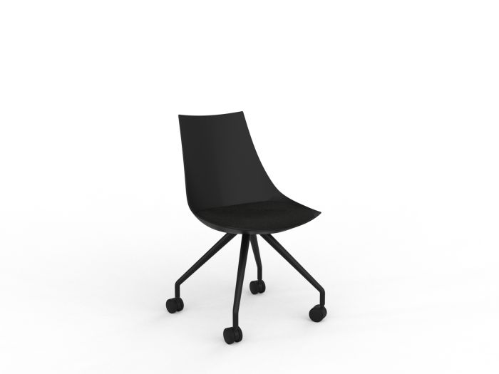 Luna Castor Legs Visitor Chair