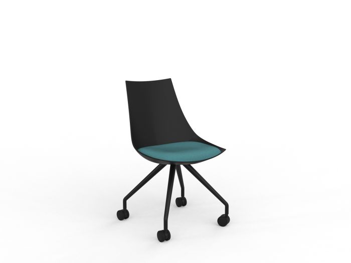 Luna Castor Legs Visitor Chair
