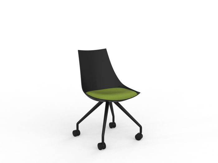 Luna Castor Legs Visitor Chair
