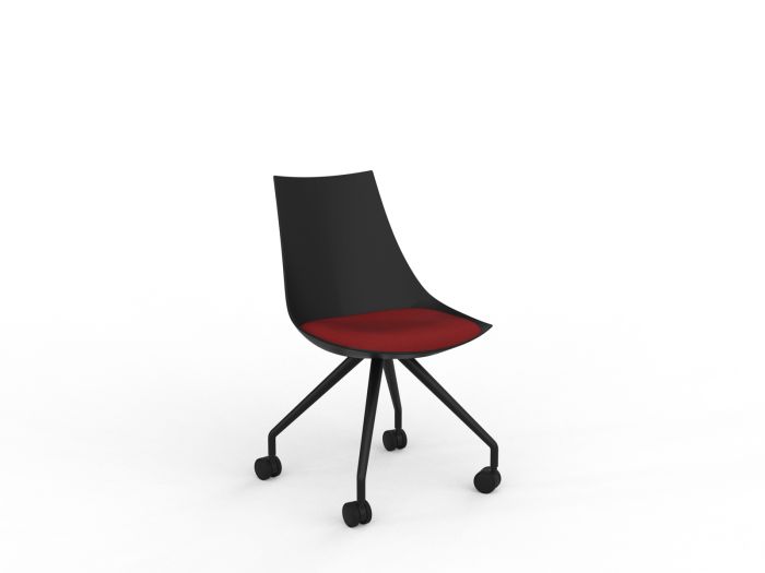 Luna Castor Legs Visitor Chair