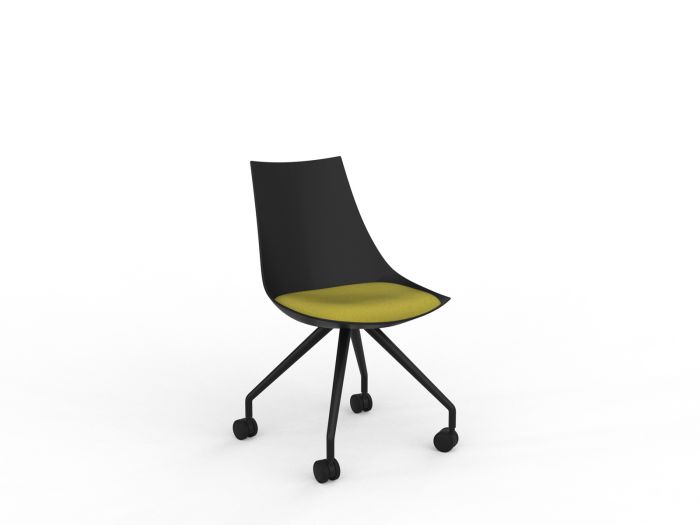 Luna Castor Legs Visitor Chair