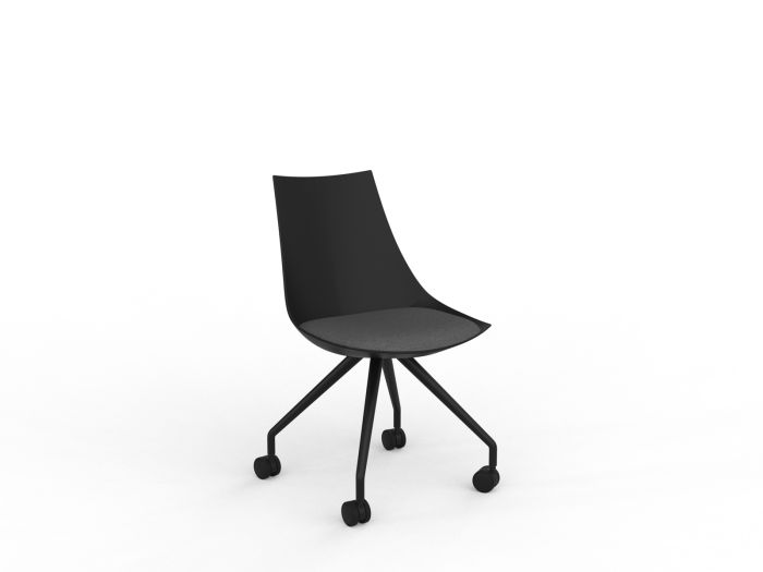 Luna Castor Legs Visitor Chair