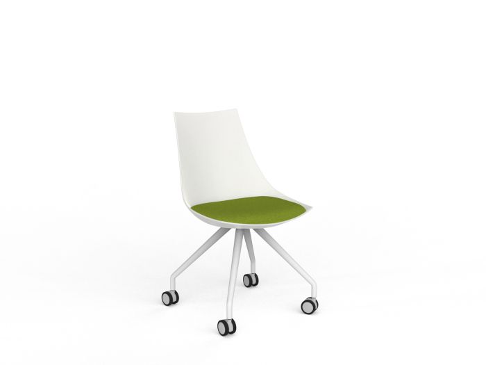 Luna Castor Legs Visitor Chair