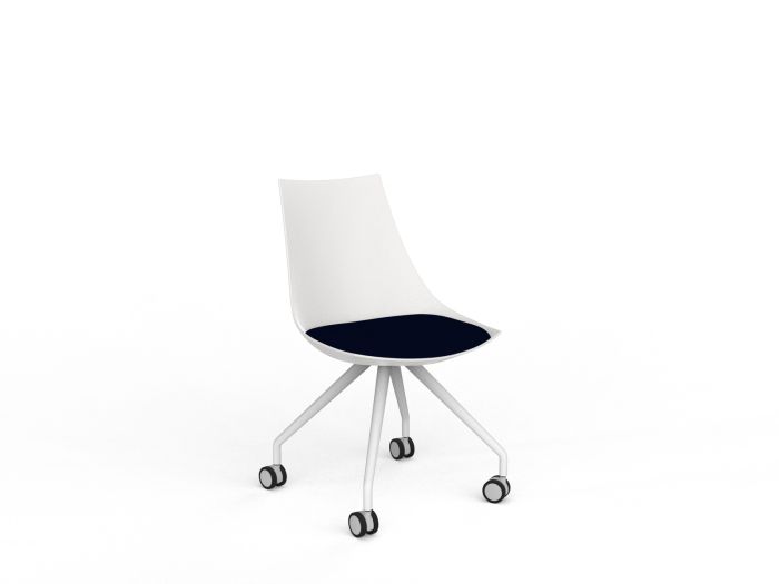 Luna Castor Legs Visitor Chair