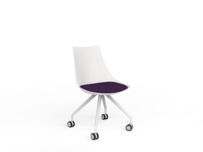 Luna Castor Legs Visitor Chair