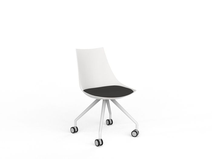 Luna Castor Legs Visitor Chair
