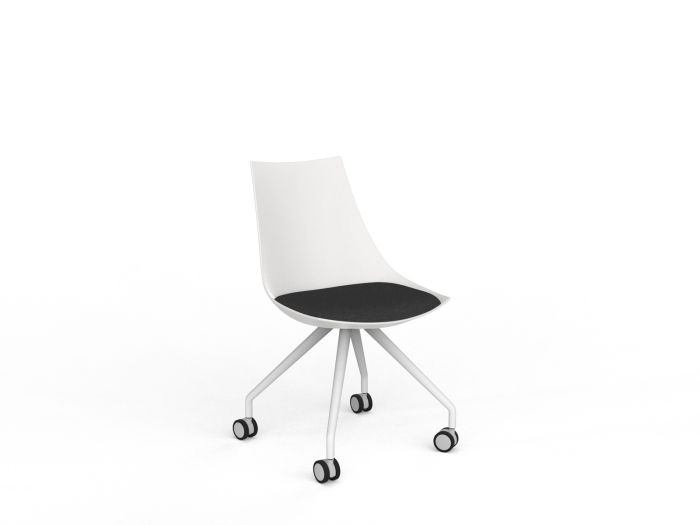Luna Castor Legs Visitor Chair