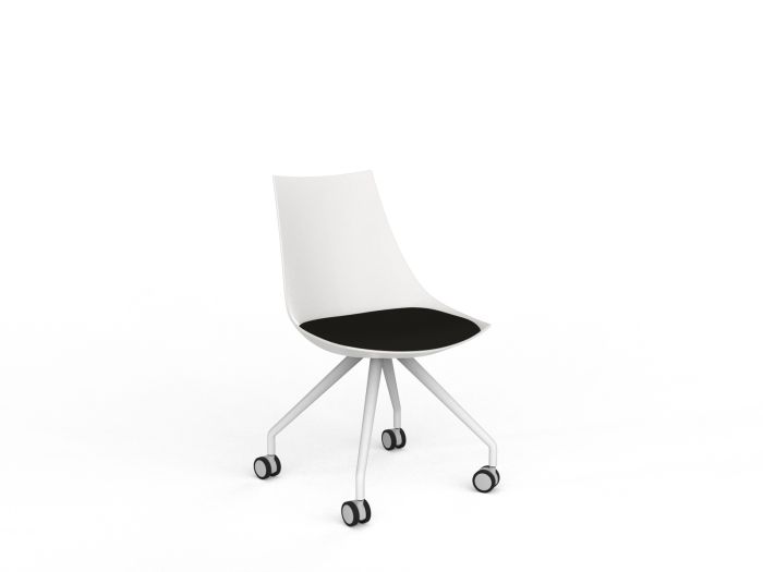 Luna Castor Legs Visitor Chair