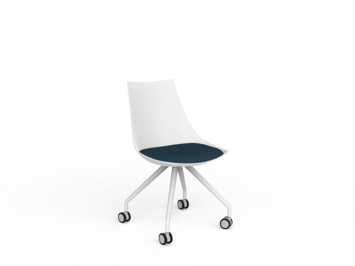 Luna Castor Legs Visitor Chair