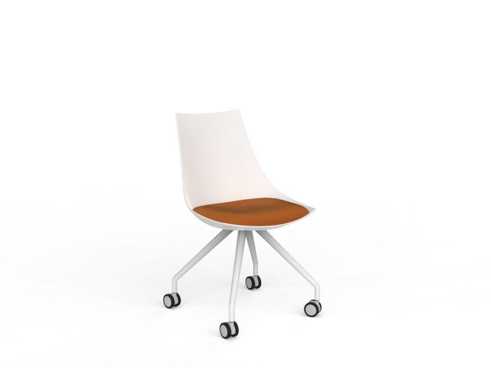 Luna Castor Legs Visitor Chair