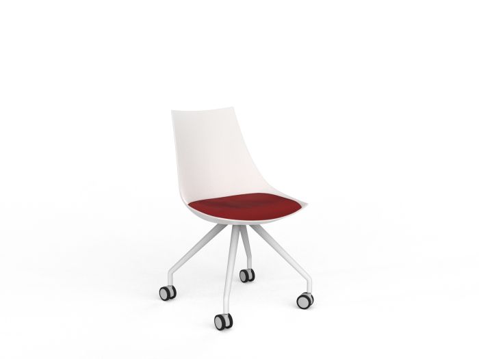 Luna Castor Legs Visitor Chair