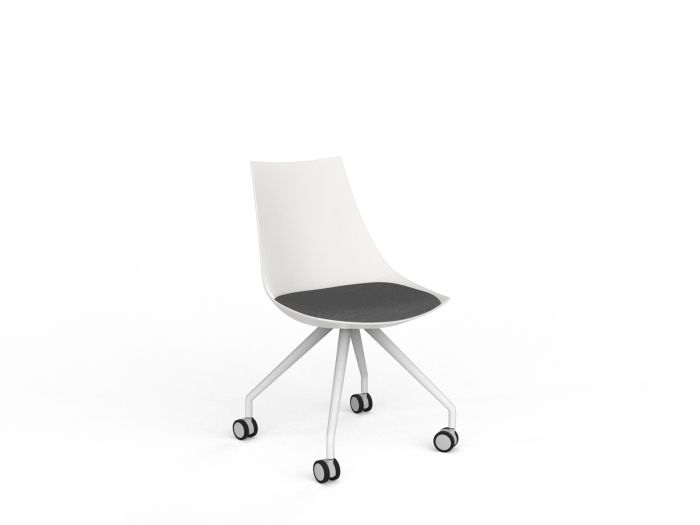 Luna Castor Legs Visitor Chair