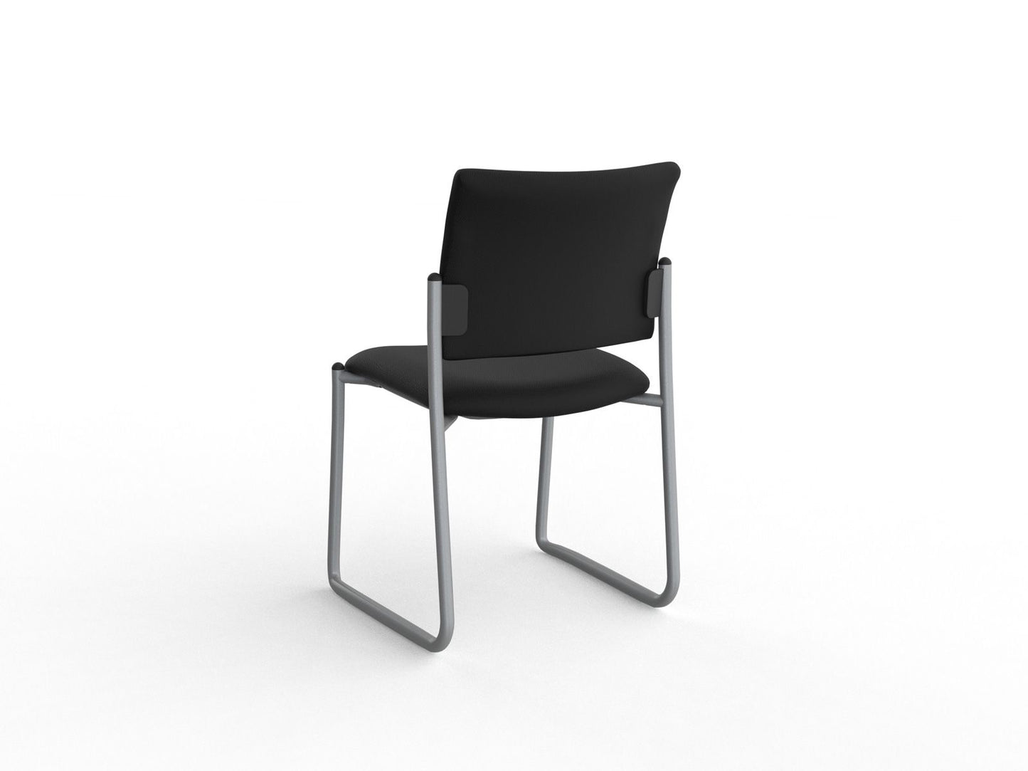 Que Fully Welded Skid Frame Visitor Chair