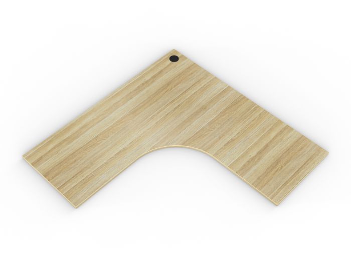 Cubit Workstation Pre-drilled 1-Piece Worktop (Includes cable port 60mm)