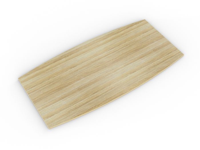 Cubit Boardroom Table Boat Shaped Worktop 2400x1200