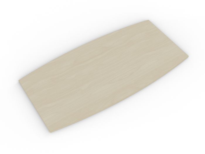 Cubit Boardroom Table Boat Shaped Worktop 2400x1200