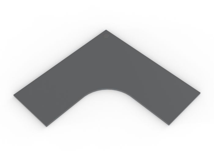 Cubit Workstation 2 Piece Worktop 1800x1800x700(Includes cable port 60mm)