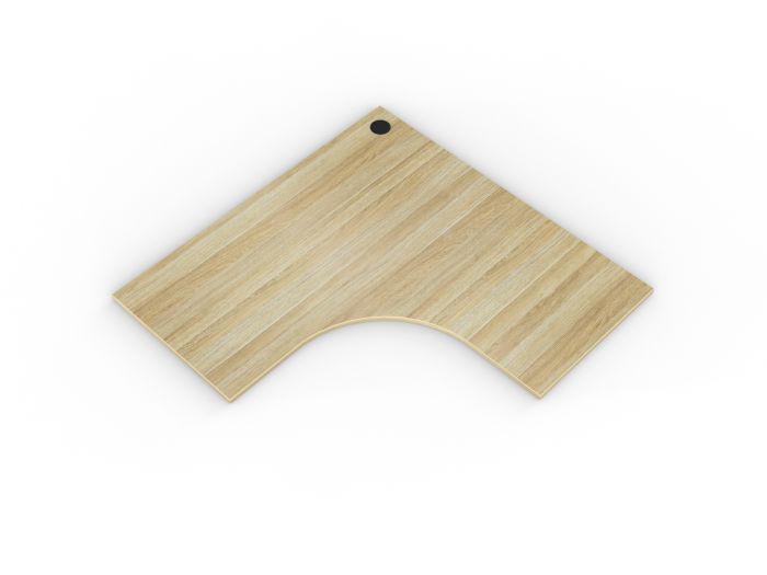 Cubit Workstation Pre-drilled 1-Piece Worktop (Includes cable port 60mm)