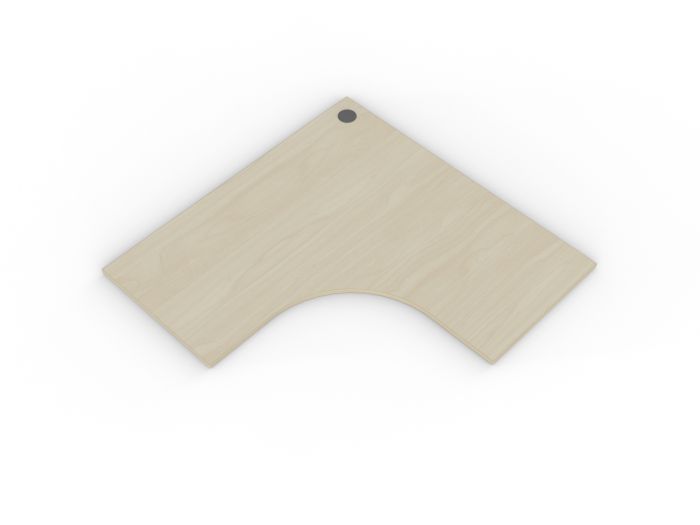 Cubit Workstation Pre-drilled 1-Piece Worktop (Includes cable port 60mm)