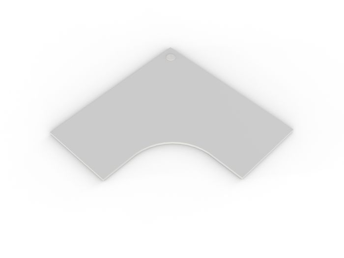 Cubit Workstation Pre-drilled 1-Piece Worktop (Includes cable port 60mm)