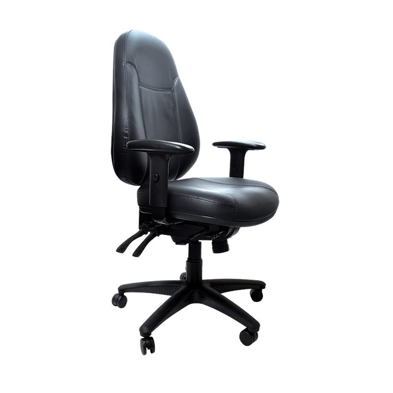 Buro Persona 24/7 Office chair Fabric / Leather Black Leather
